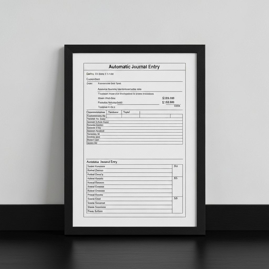 Auto Accounting Entries