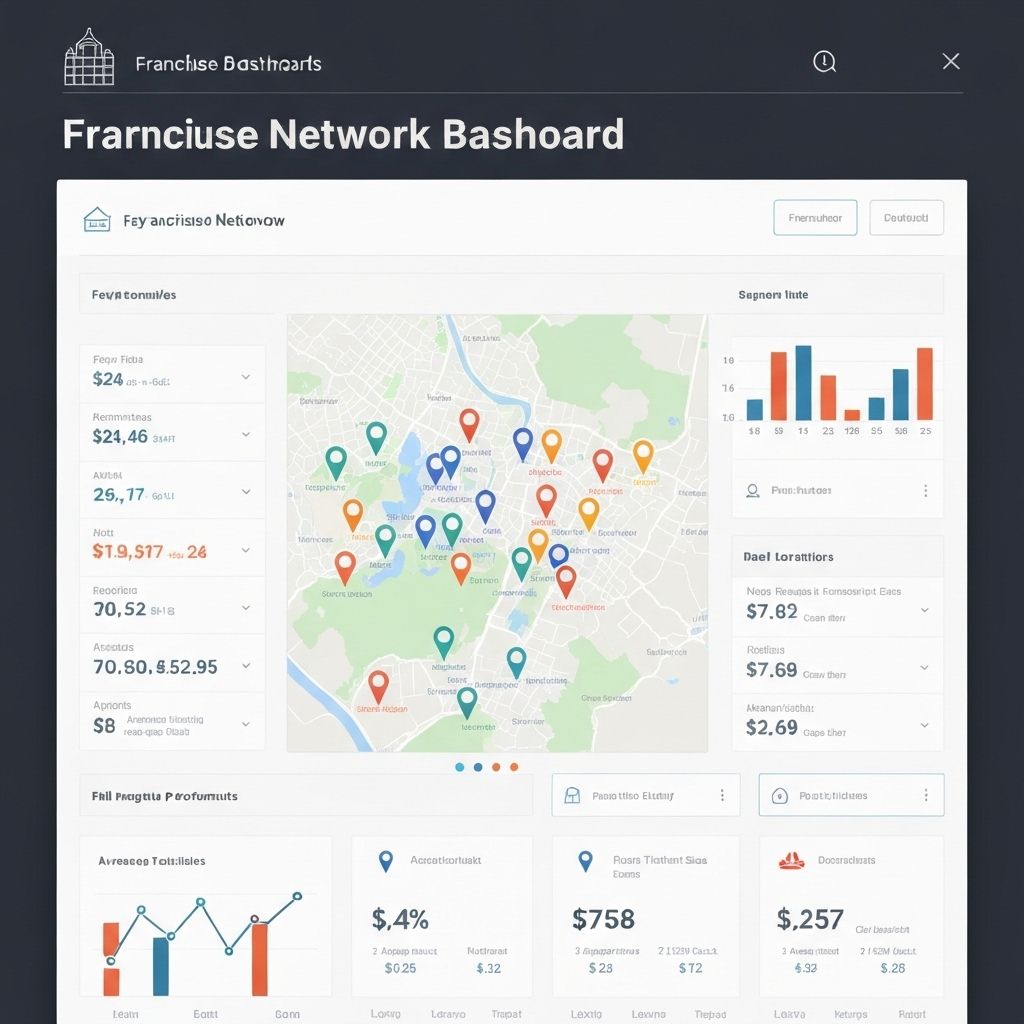 Franchise network dashboard
