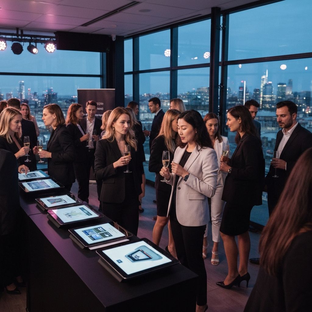 Product launch celebration